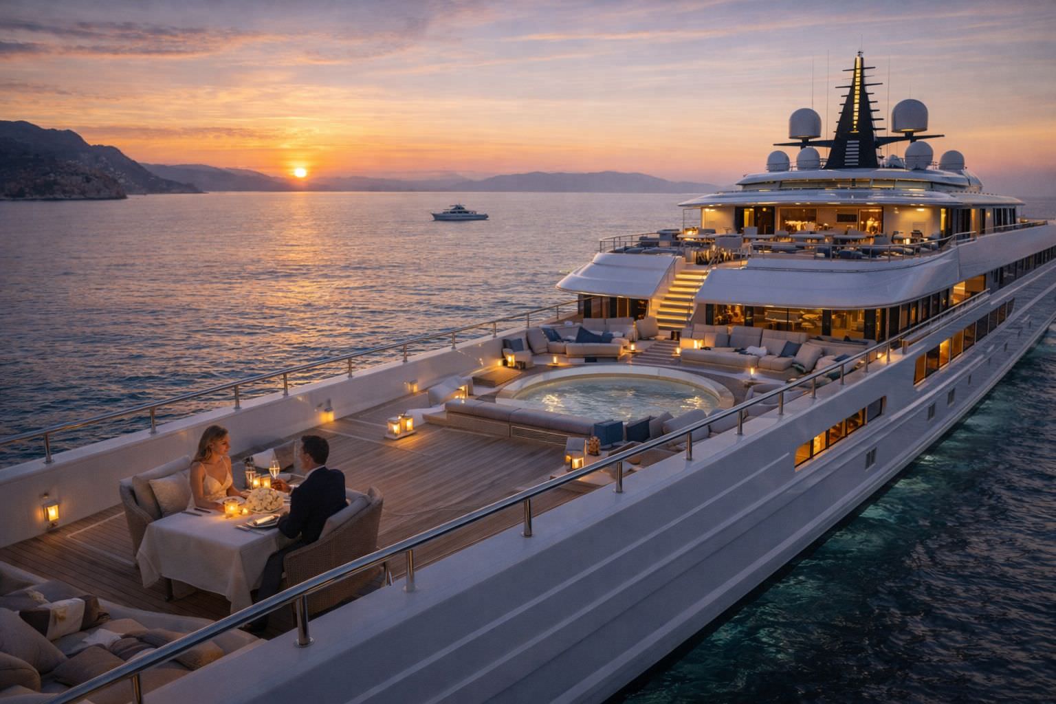 Mega yacht charter experience luxury superyacht lifestyle at sea