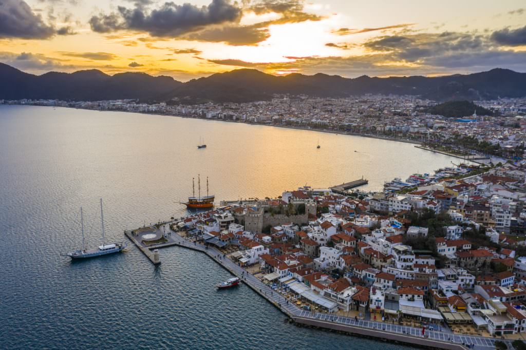 Marmaris to Rhodes yacht charter itinerary luxury sailing route turquoise bay Turkey Greece Aegean Sea