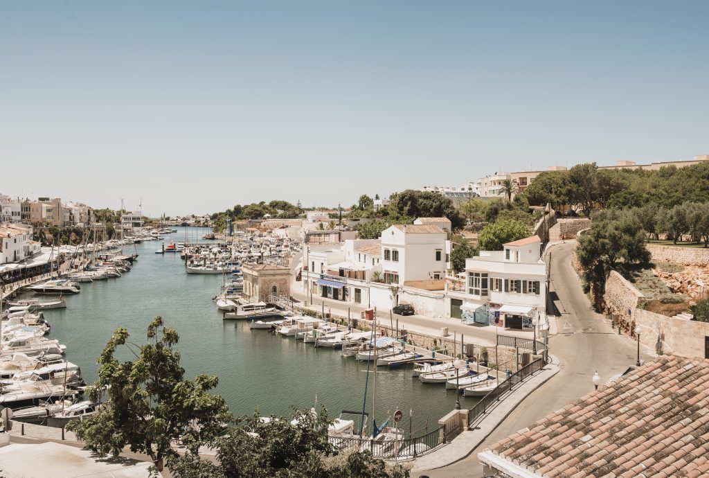 Menorca yacht charter Spain quiet island luxury nature turquoise waters Mediterranean sailing