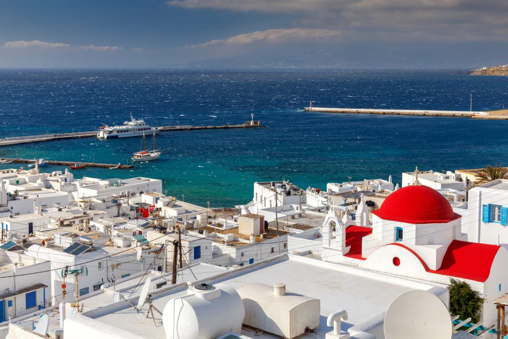 Paros to Mykonos yacht charter route crystal clear sea Cyclades islands Greece