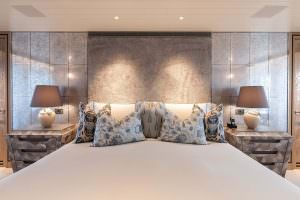 Luxury yacht master cabin owner suite JOY superyacht