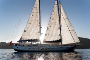 Silver Moon yacht charter luxury sailing yacht in Turkey