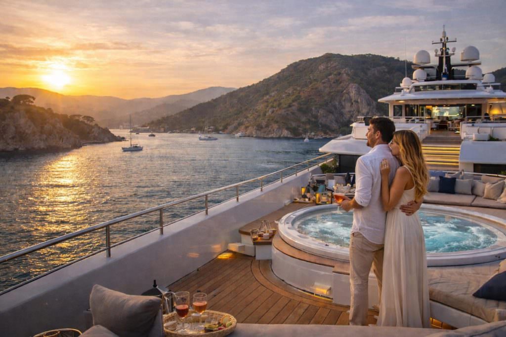 turkey yacht charter guide luxury motor yacht sunset mediterranean coast