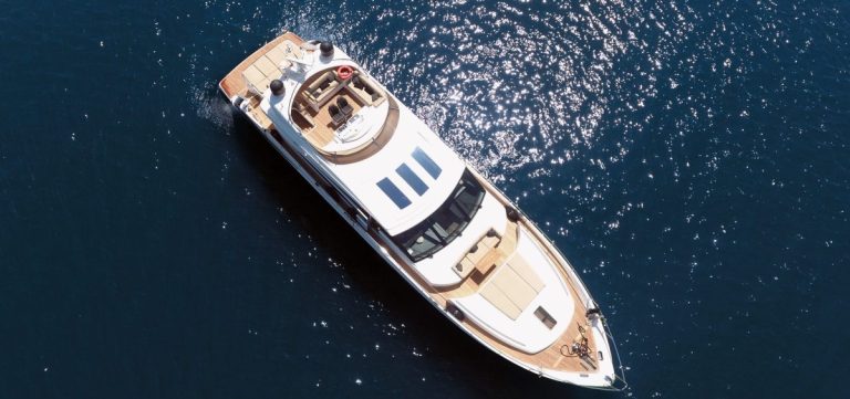 Via motor yacht side profile